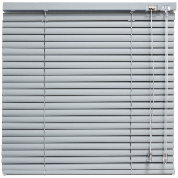 Aluminium jaloezie lichtgrijs (25 mm)
